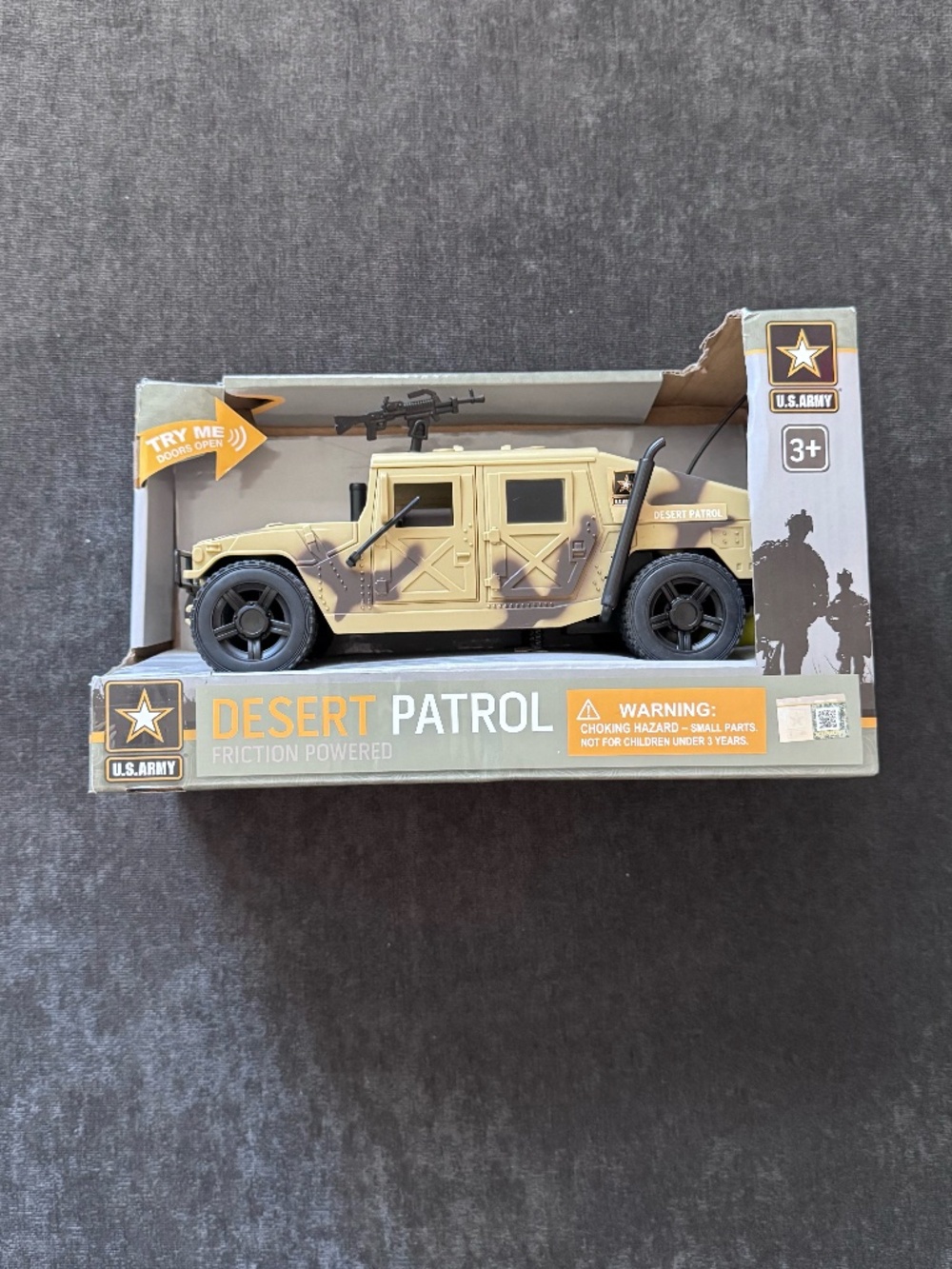 U.S. Army Desert Patrol Friction Remote Control Car